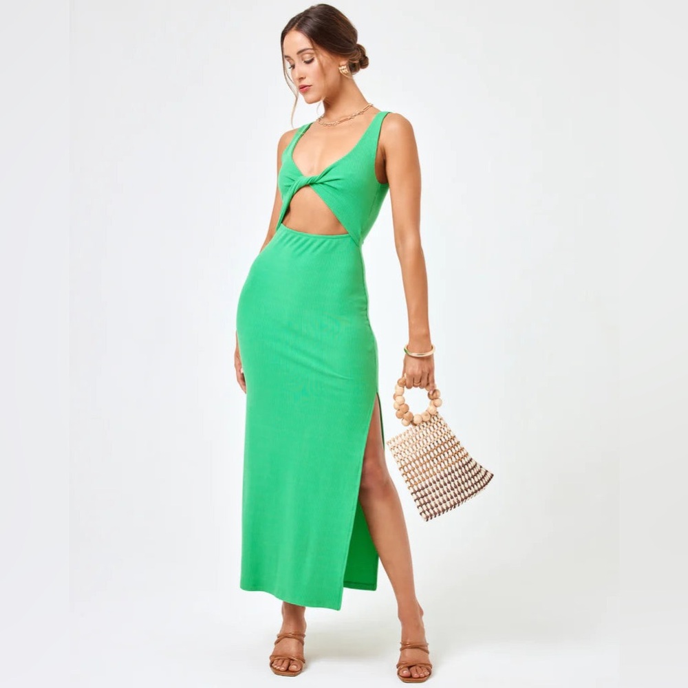 NWT l*space Nico Midi Dress in Monstera